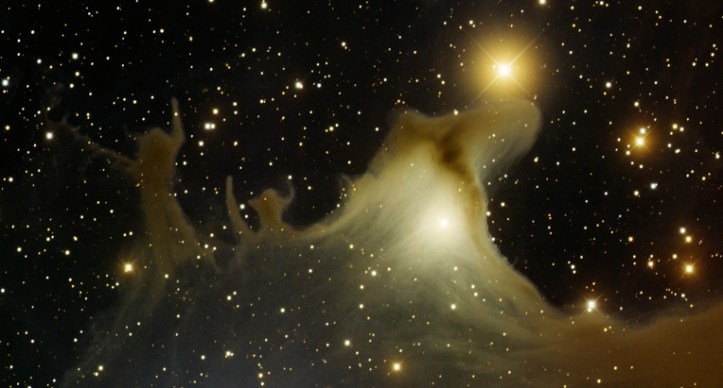 Nebuloasa Vdb141 sau „fantomele pe sârmă”. Foto: T.A. Rector/University of Alaska Anchorage, H. Schweiker/WIYN and NOAO/AURA/NSF