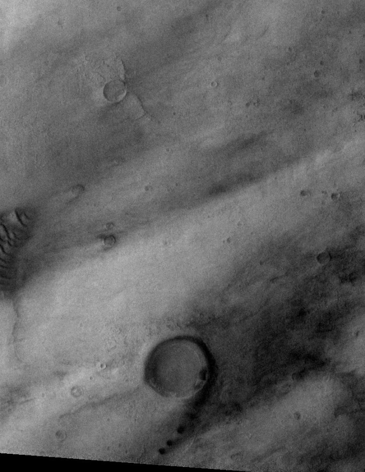 Nouă pe Marte. Foto: NASA/JPL/ASU Nouă pe Marte. Foto: NASA/JPL/ASU