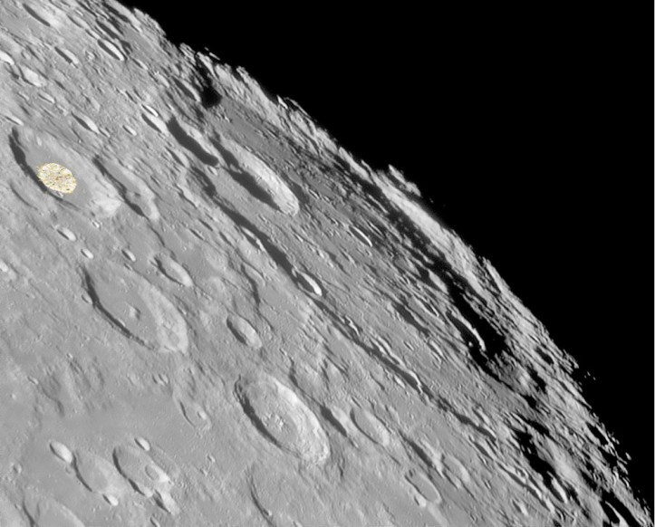 Craterul Bailly și suita sa de cratere