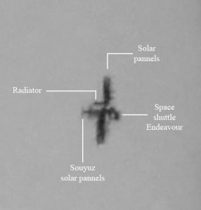 Detalii ale Stației Spațiale Internaționale vizibile de pe Terra. Foto: Maximilian Teodorescu Detalii ale Stației Spațiale Internaționale vizibile de pe Terra. Foto: Maximilian Teodorescu