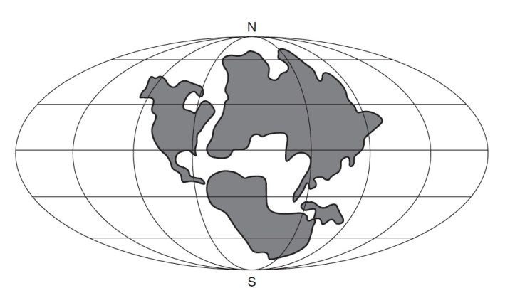 Nu căutați România pe harta aceasta. Ne arată viitorul super-continent de peste 200 de milioane de ani