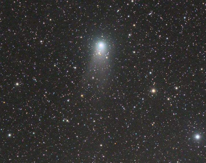 Coma transparenta a cometei C/2009 P1 pe 29.07.2011. Foto: Rolando Ligustri