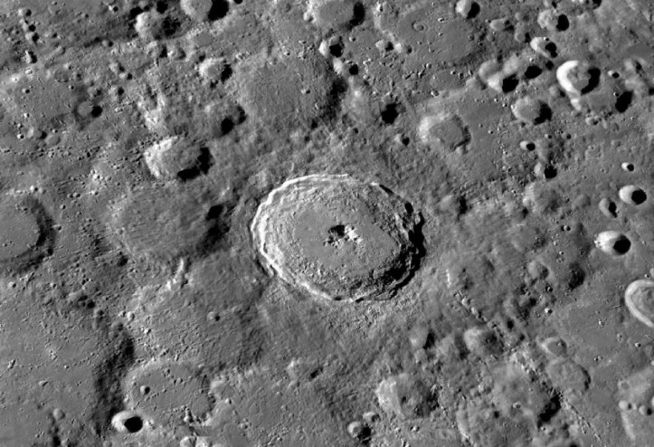 Tycho. Crater aflat pe Lună. Foto: NASA/GSFC/Arizona State University Tycho. Crater aflat pe Lună. Foto: NASA/GSFC/Arizona State University