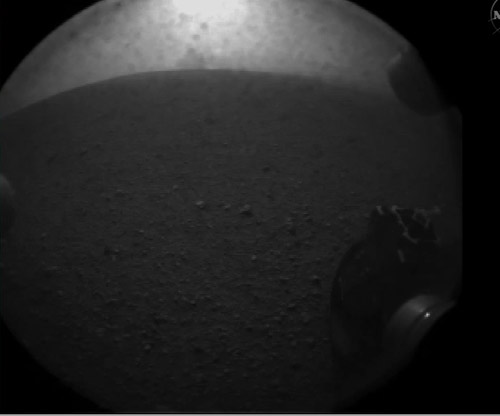 Roata lui Curiosity. Foto: NASA/JPL