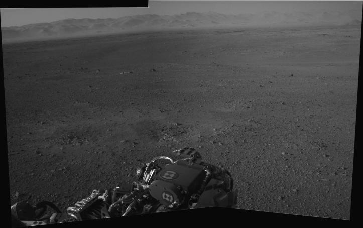 În craterul Gale. Foto: NASA/JPL-Caltech 