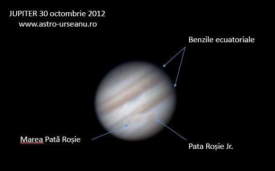 Detalii pe Jupiter