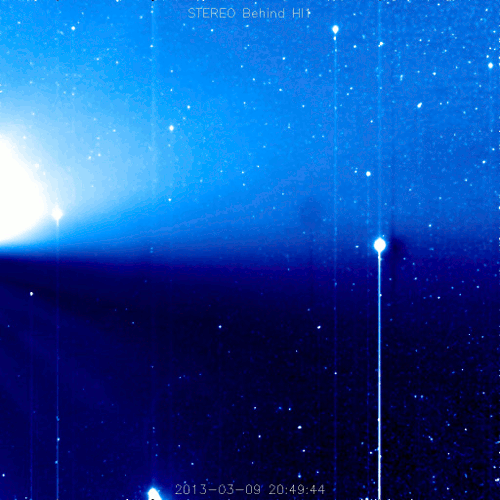 Cometa C/2011 L4 PANSTARRS. Imagini: NASA/STEREO B