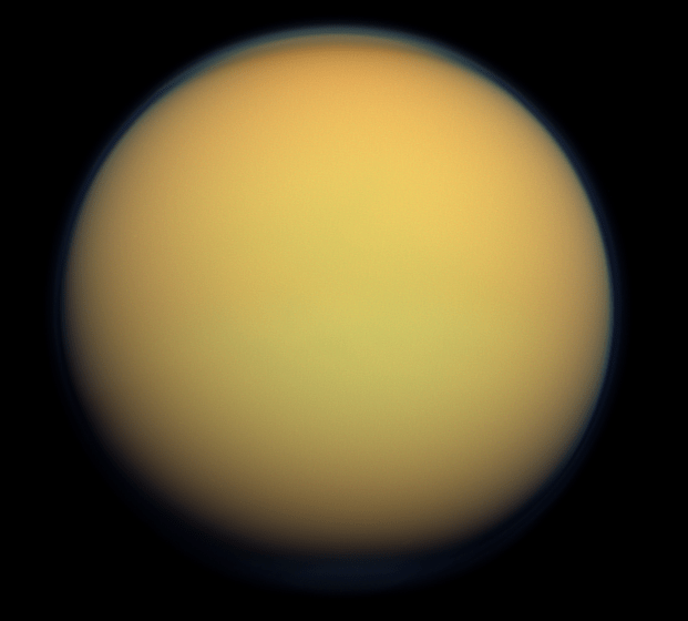 Titan pe 30 ianuarie 2012. Foto: NASA/JPL-Caltech/Space Science Institute