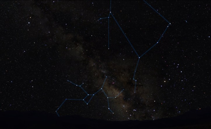 Calea Lactee în noaptea de 22 spre 22 mai 2013