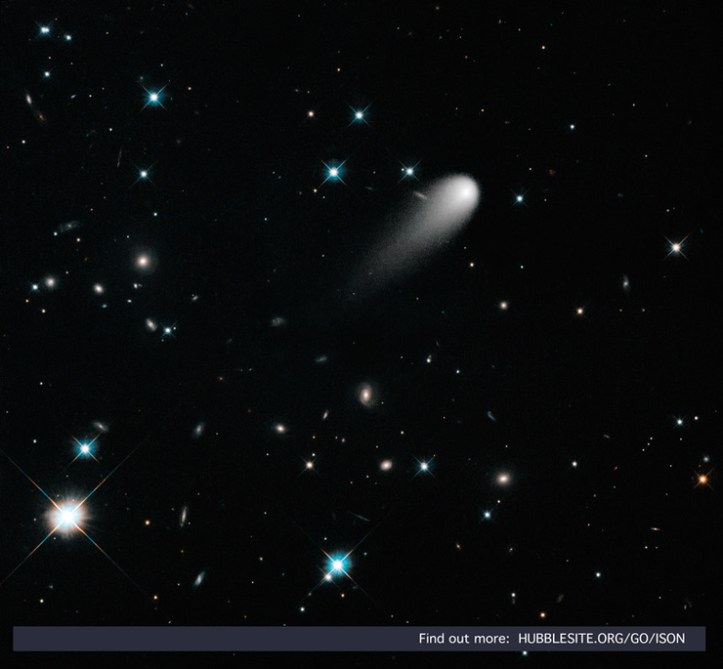 Cometa ISON pe 30 aprilie 2013. Foto: Hubblesite.org