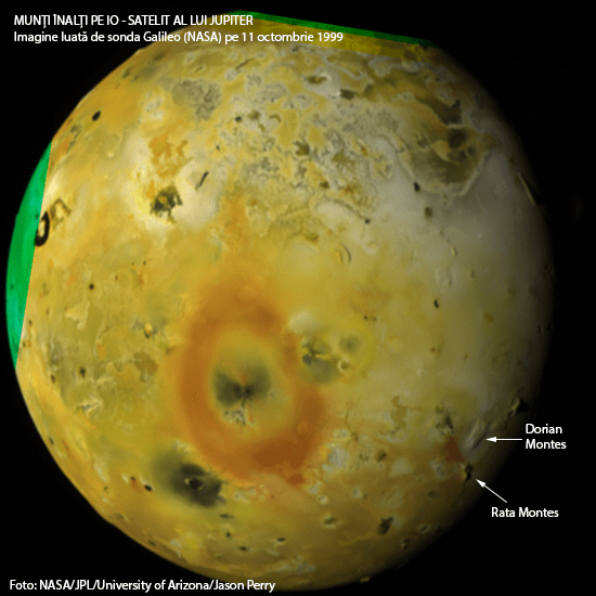 Munți inalți vizibili pe limbul (marginea) satelitului. Foto: NASA/JPL/University of Arizona/Jason Perry 