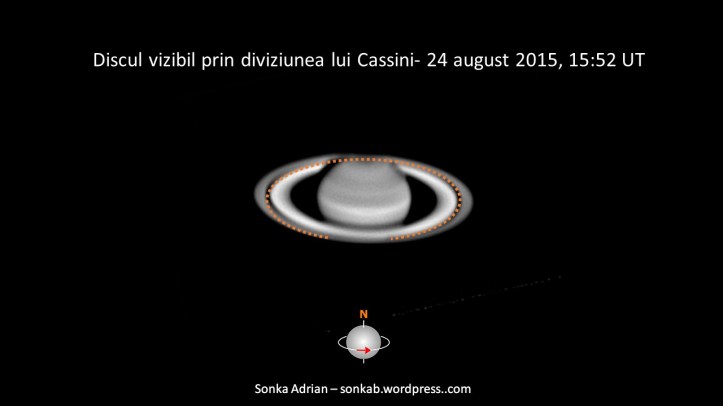 Discul vizibil prin diviziunea lui Cassini