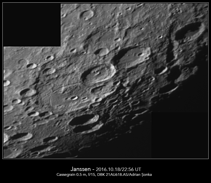 Craterul Jannsen. Foto: Adrian Șonka