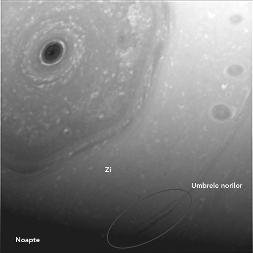 Imagine luată de sonda Cassini în 2016-12-04 02:41 TLR. Foto: NASA/JPL-Caltech/Space Science Institute
